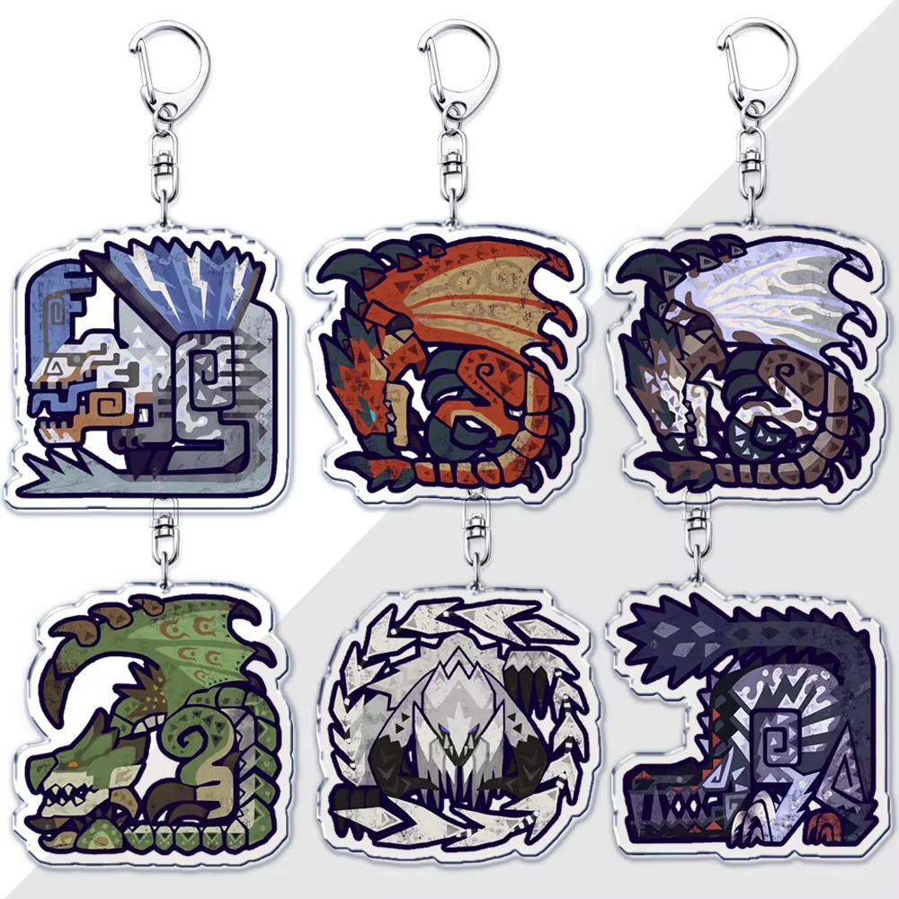 Gaming Accessories For Gaming Room - Gantungan Kunci Seri Monster Game untuk