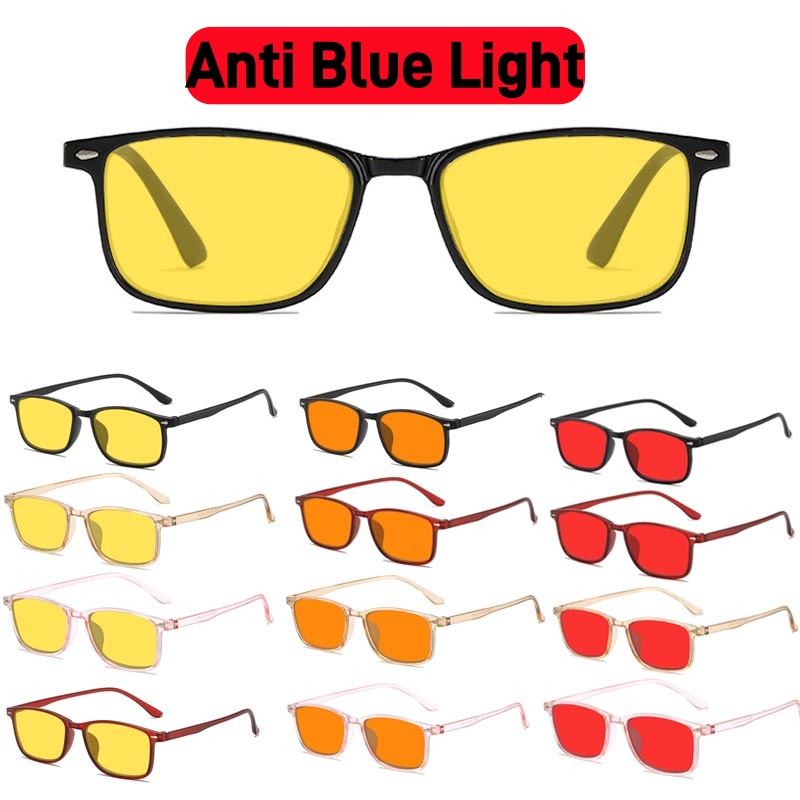 Gaming Glasses Tinted - Kacamata Pemblokir Cahaya Biru untuk Jam