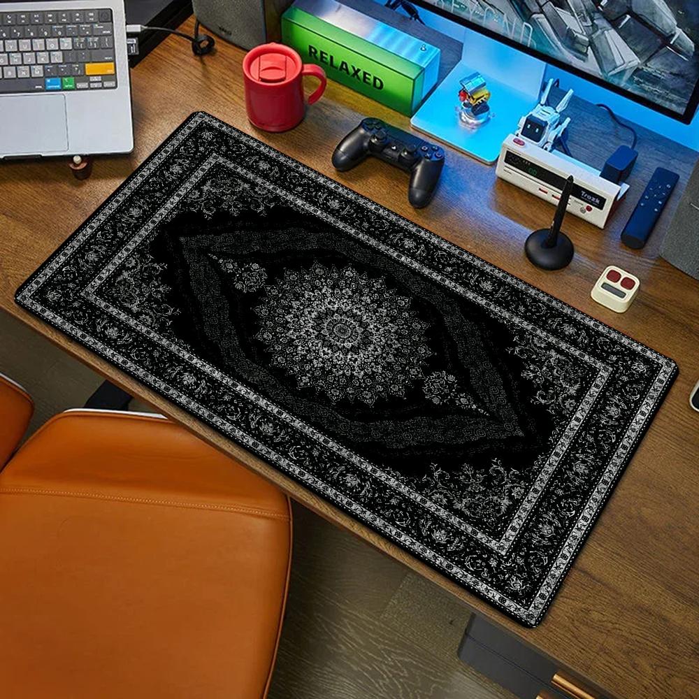 Gaming Accessories Retro - Karpet Persia Hitam Baru Alas Mouse