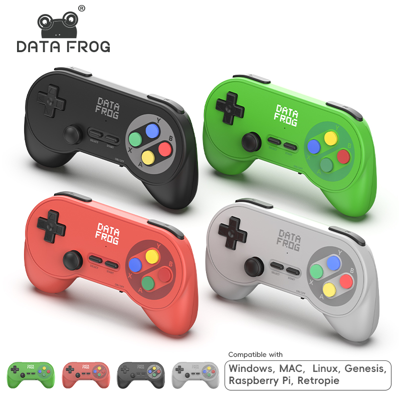 Gaming Accessories Retro - Data Frog PC07 Pengontrol Game Nirkabel