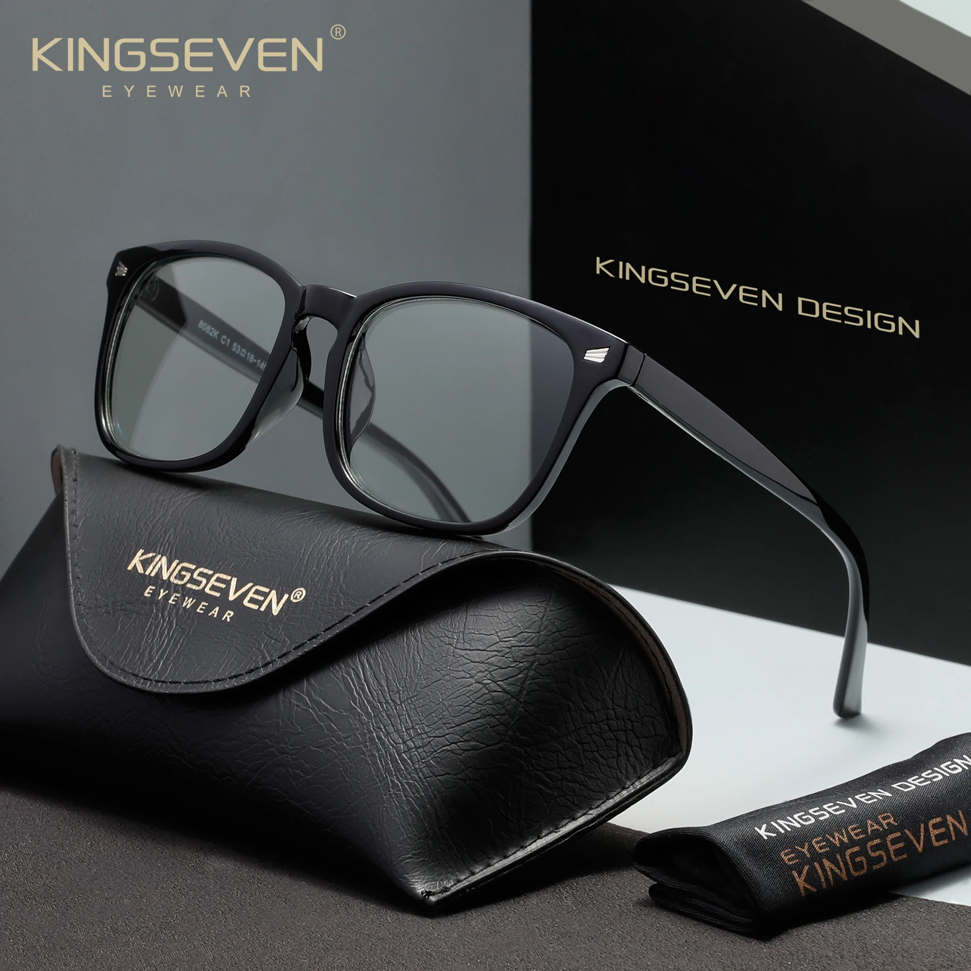 Gaming Glasses Tinted - KINGSEVEN Kacamata Anti Sinar Biru Klasik