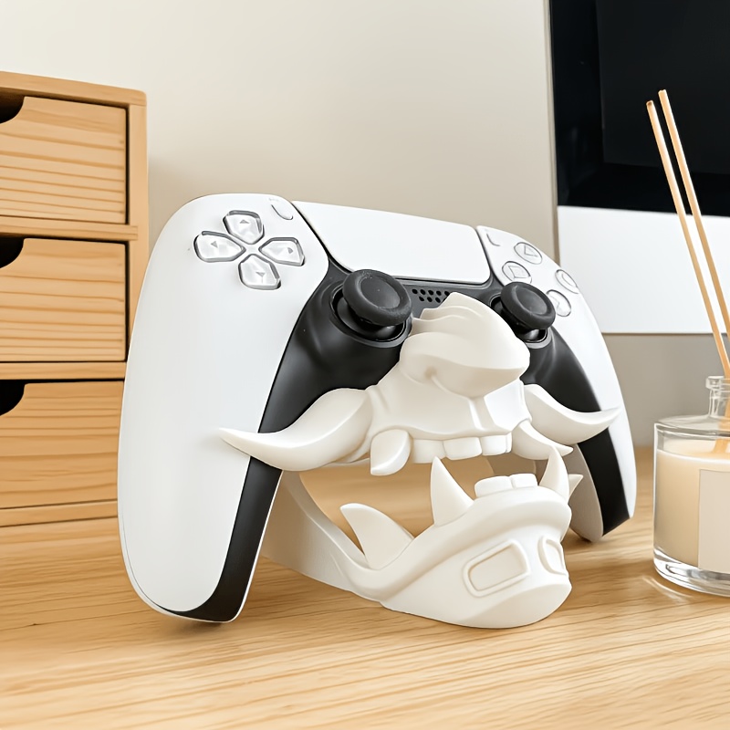 Gaming Accessories Organizer - Dudukan Pengontrol PS5 dengan Desain Wajah