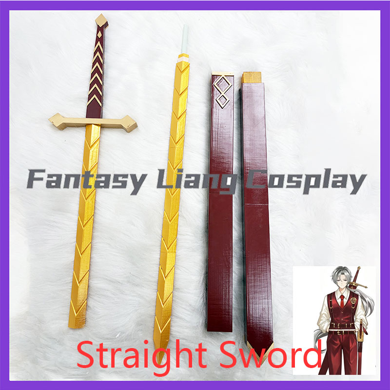 Gaming Accessories Anime - Pedang Lurus Properti Cosplay Game Limbus