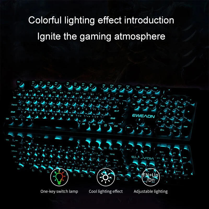Set Keyboard dan Mouse Retro P - Gaming Accessories Retro ulasan dan harga