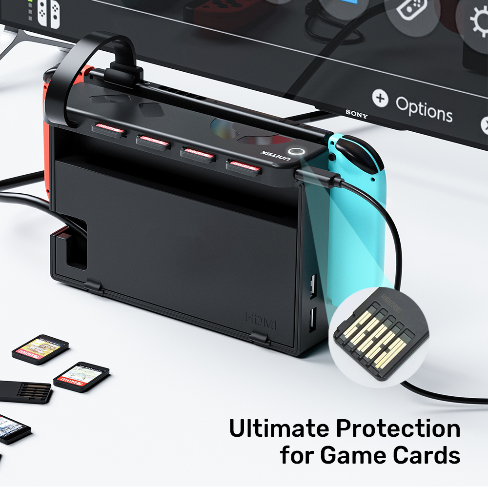 G1002D Pembaca Kartu Game Port - Gaming Accessories Holder ulasan dan harga