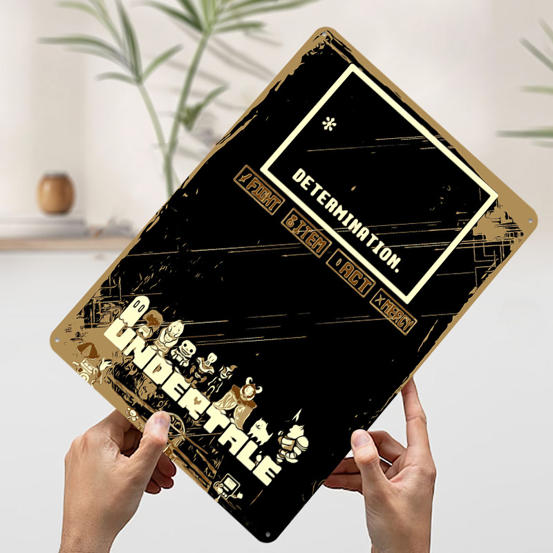 Poster Logam Undertale Seni Di - Gaming Accessories Retro ulasan dan harga