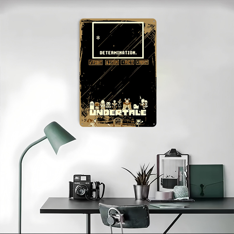Poster Logam Undertale Seni Di - Gaming Accessories Retro ulasan dan harga